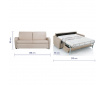 Canapé convertible BERLIN + Matelas mousse ou latex