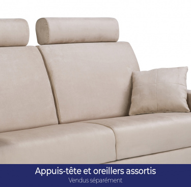 Canapé convertible BERLIN + Matelas mousse ou latex