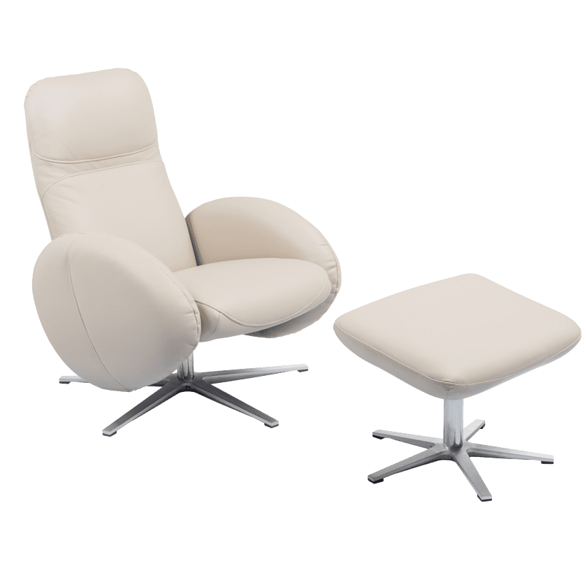 Fauteuil relax design avec repose-pieds FEROE