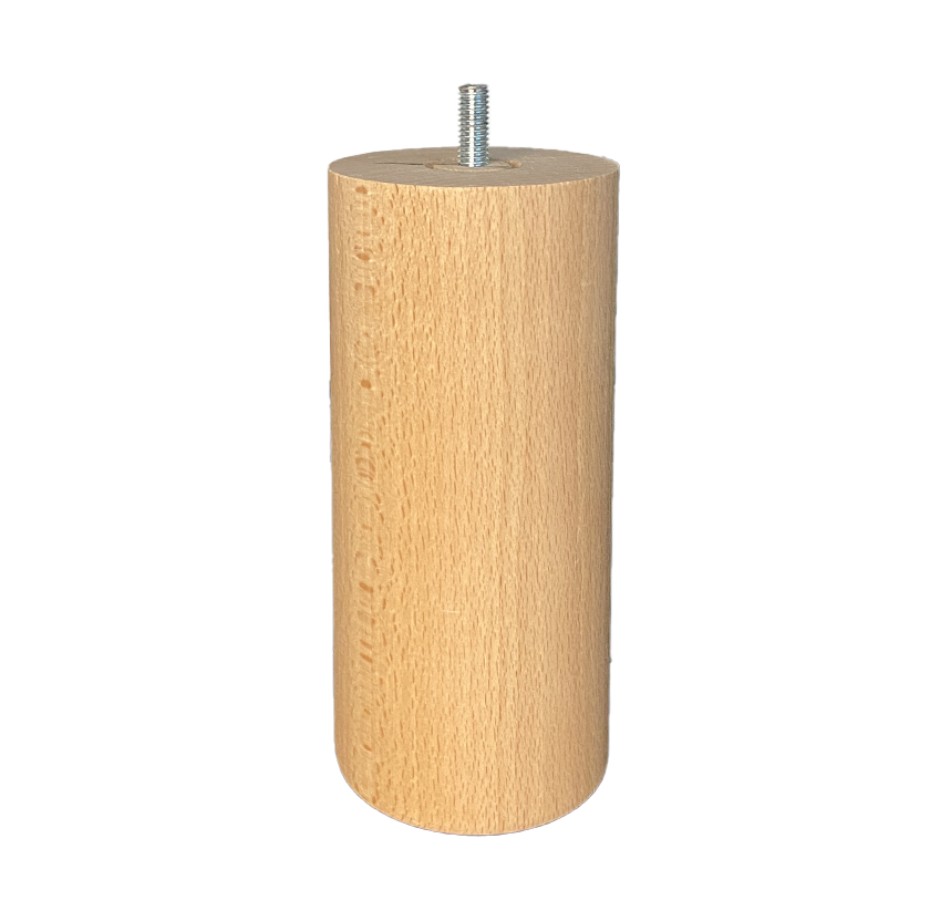 Jeu de 4 pieds cylindriques