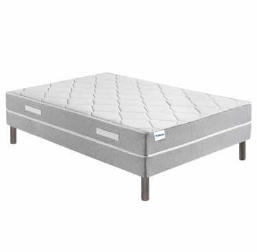 Ensemble matelas ressorts ensachés Isis et sommier B4