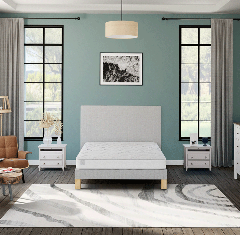 Ensemble matelas mousse Eveil et sommier Bohème 15 Ensemble matelas mousse Eveil et sommier Bohème 15