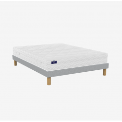 Ensemble literie matelas ressorts ensachés Astro + sommier B4