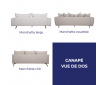 Canapé fixe 3, 4 ou 5 places Éco-Conception