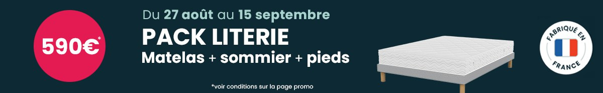 opération rentrée - pack literie
